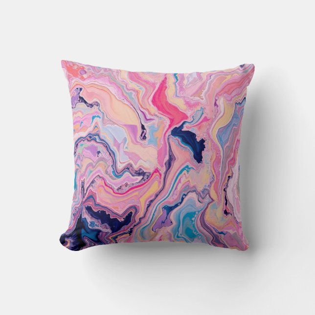  Pastel Marble Dream Cushion (Front)