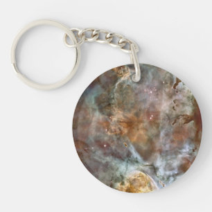 Pastel Marble in the Carina Nebula Key Ring
