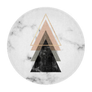 Pastel Marble Print Design Cutting Board