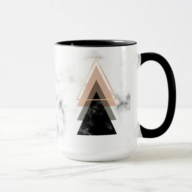 Pastel Marble Print Design Mug (Right)