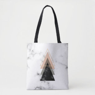 Pastel Marble Print Design Tote Bag