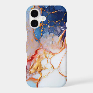 Pastel Marble with Gold Elegance