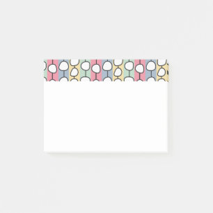 Pastel MCM Colourful Lines Post-it Notes