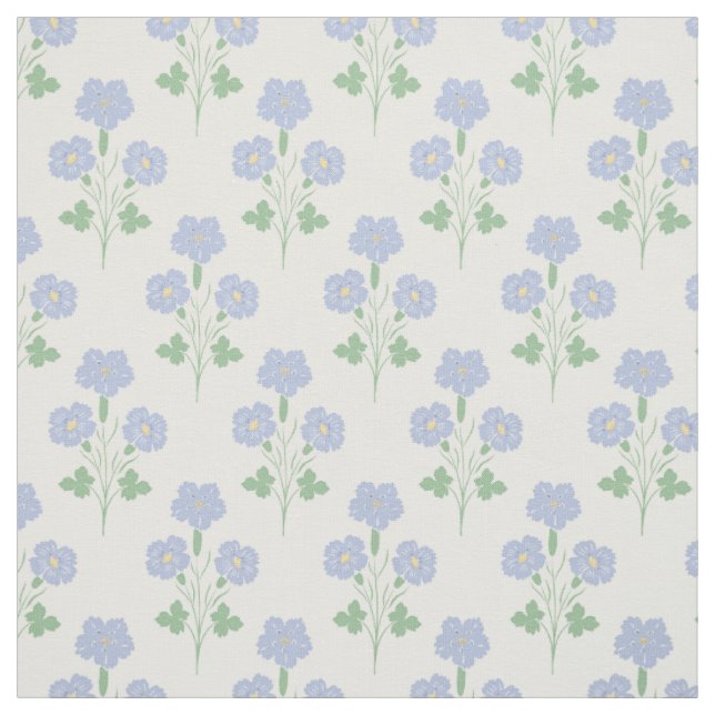 Pastel Meadow Flow Delicate Botanical Fabric (Swatch)