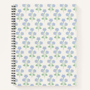 Pastel Meadow Flow Delicate Floral Notebook