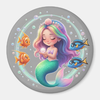 Pastel Mermaid Magic Magnet