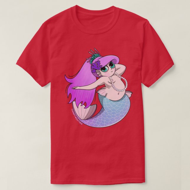 Pastel Mermaid T-Shirt (Design Front)