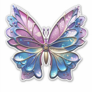 Pastel Metallic Butterfly