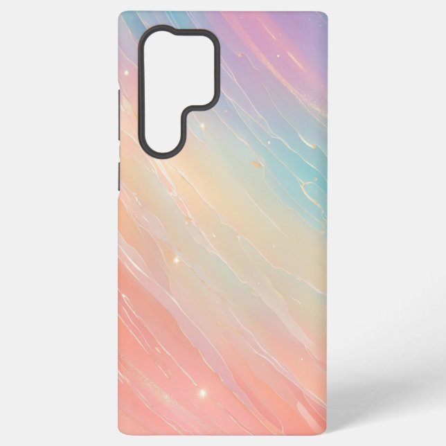 Pastel Meteor Shower Phone Case (Back)