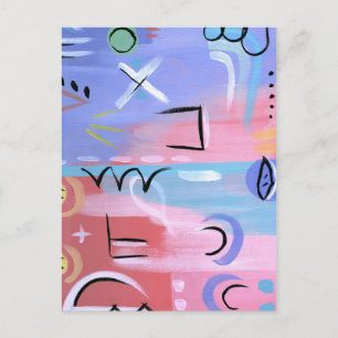 Pastel Mind Set Postcard