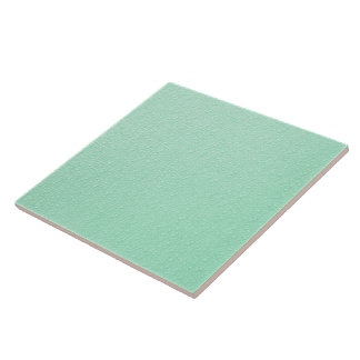 Pastel Mint Green Trendy Colours Tile