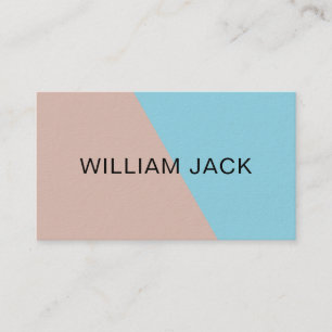 Pastel Mint Minimal Dual Tone Business Style Card