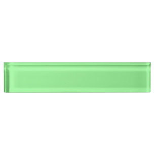 Pastel Mint Solid Colour   Classic   Elegant Nameplate