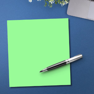 Pastel Mint Solid Colour   Classic   Elegant Notepad