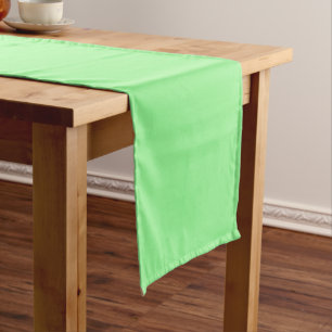 Pastel Mint Solid Colour   Classic   Elegant Short Table Runner