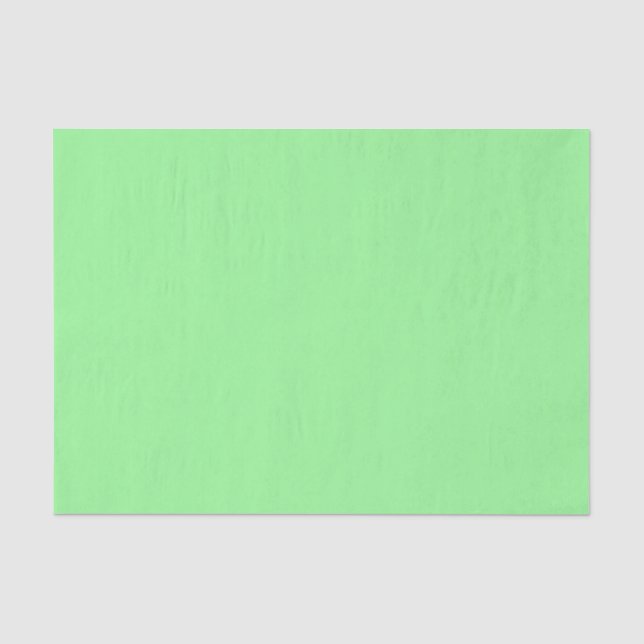 Pastel Mint Solid Colour | Classic | Elegant Tissue Paper (Front)