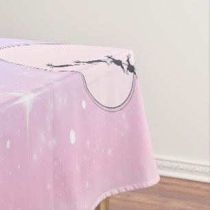 Pastel Moonlit Christmas Spread Tablecloth