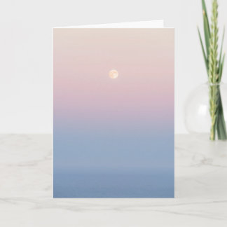 Pastel Moonrise Card
