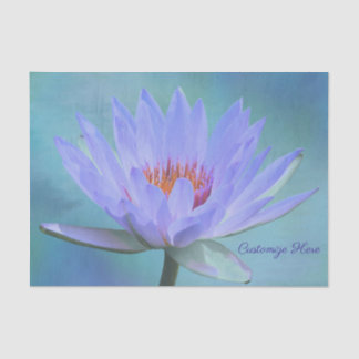 "Pastel Morning" Water Lily Tissue Paper Gift Wrap