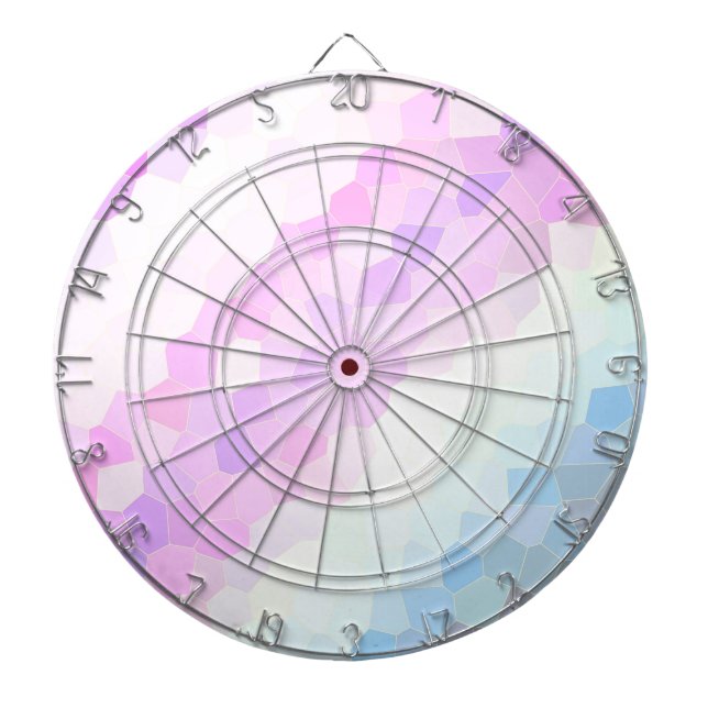 Pastel Mosaic Dartboard (Front)