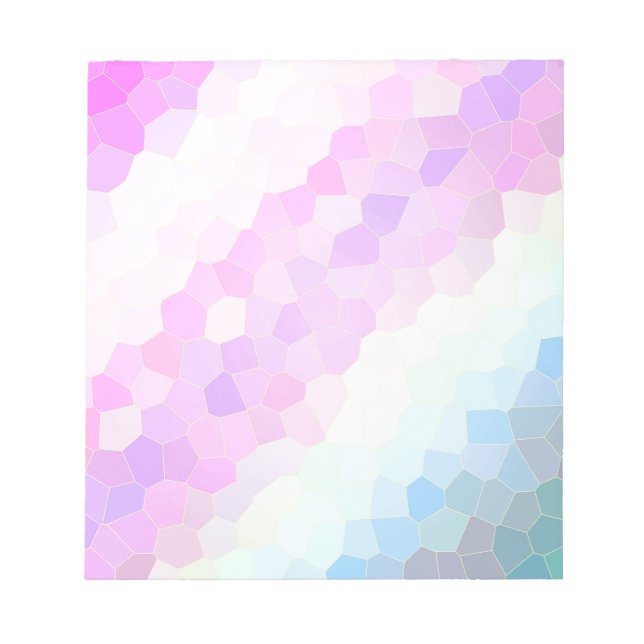 Pastel Mosaic Notepad (Front)