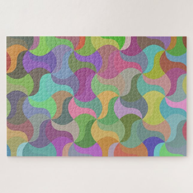 pastel mosaic puzzle (Horizontal)