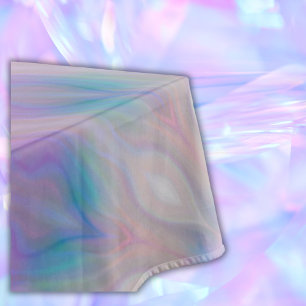 Pastel Mother of Pearl Pattern Name Monogram Tablecloth