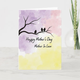 Pastel Mothers Day Branch Card