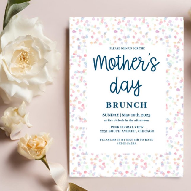 Pastel Mother's day Brunch Invitation (Creator Uploaded)