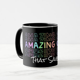Pastel Multi Colour Amazing Grace Mug