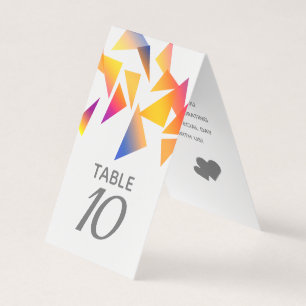 Pastel Multi-Coloured Confetti White Wedding