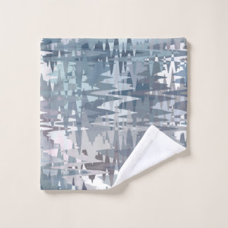 Pastel Muted Colour Abstract Pattern Bath Towel Set