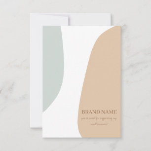 Pastel Necklace Jewellery Card