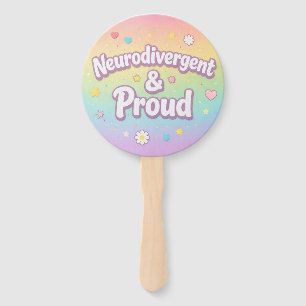 Pastel Neurodivergent & Proud Party Fan