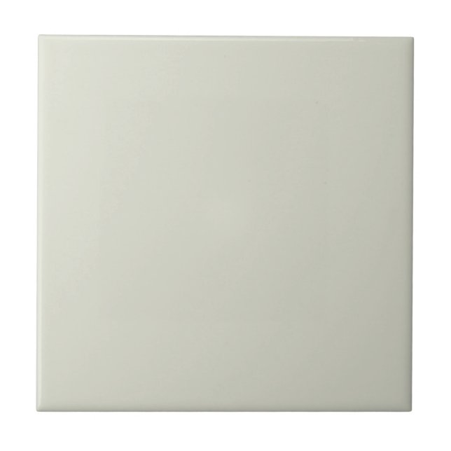 Pastel Neutral Green Solid Colour Tile (Front)