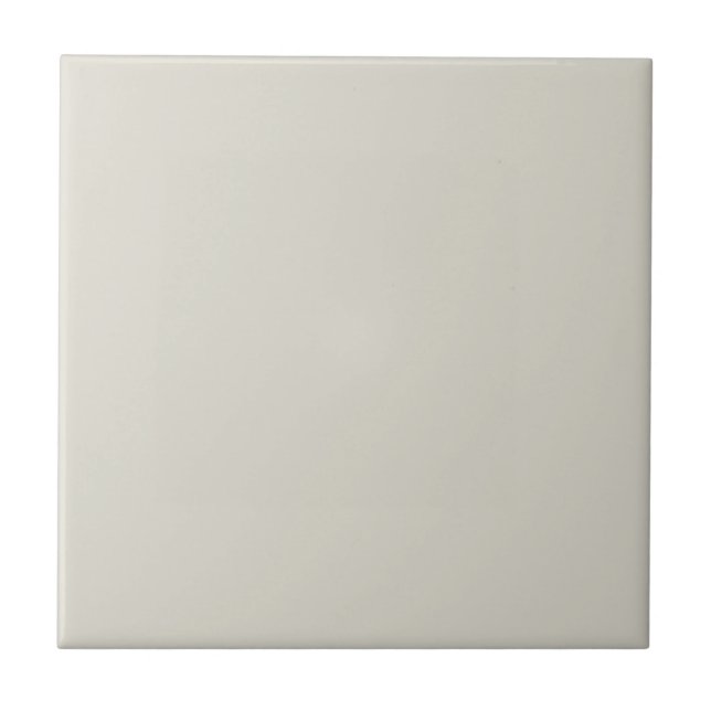 Pastel Neutral Grey Solid Colour Tile (Front)