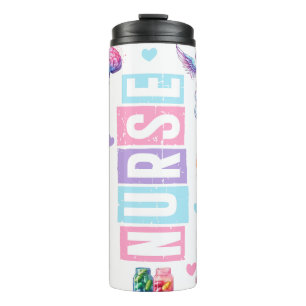 Pastel Nurse Thermal Tumbler