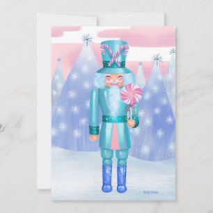 Pastel Nutcracker Candy King DIY Blank Invitation