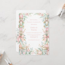 Pastel Nutcracker Christmas Wedding Celebration