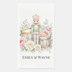 Pastel Nutcracker Christmas Wedding Napkin
