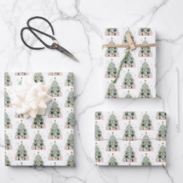 Pastel Nutcracker Christmas Wrapping Paper Sheet