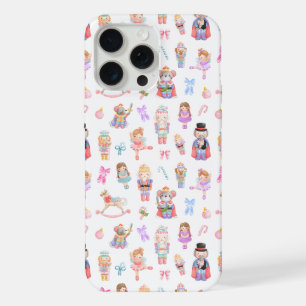 Pastel Nutcracker Pattern iPhone 15 Pro Max Case