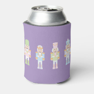 Pastel Nutcrackers Can Cooler