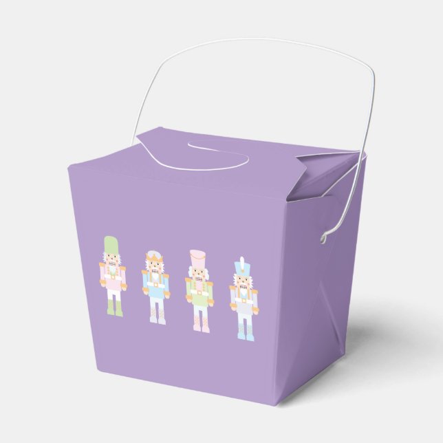 Pastel Nutcrackers Favour Box (Front Side)