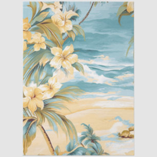 Pastel Ocean View Decoupage Tissue Paper
