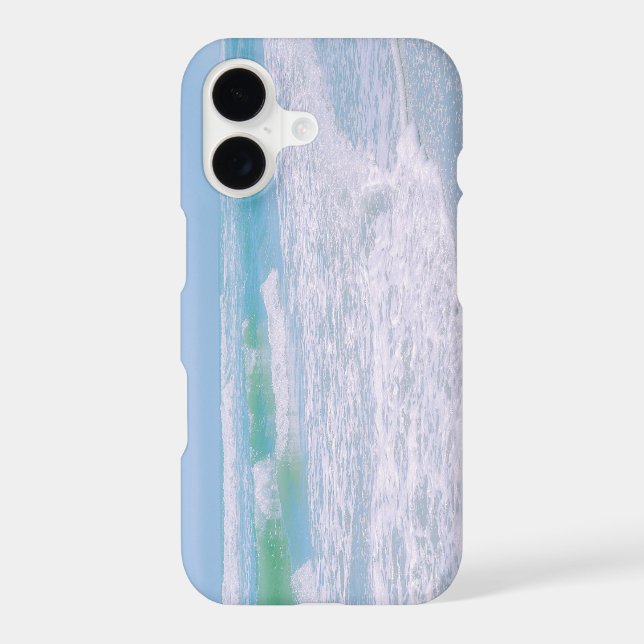 Pastel Ocean Waves Beach iPhone 11 Case (Back)