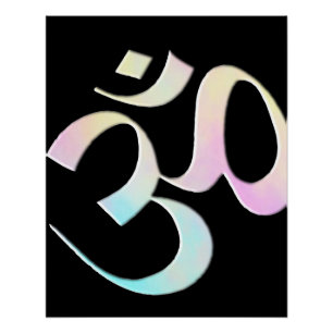 Pastel Om  Poster