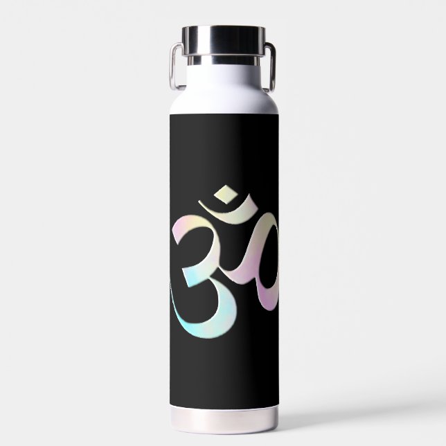 Pastel Om  Water Bottle (Front)