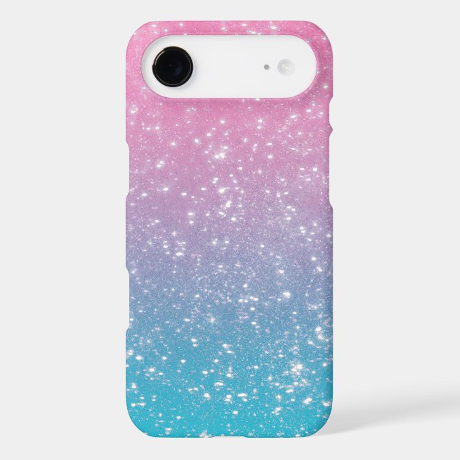 Pastel Ombre Glitter Case-Mate iPhone Case (Back)