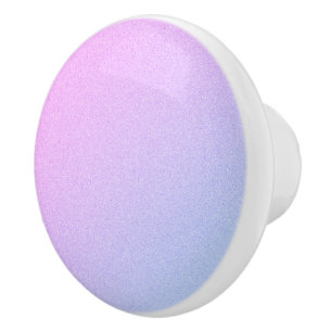 Pastel Ombre Glitter Ceramic Knob